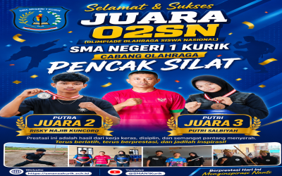 Prestasi diajang O2SN 2026 Pencak Silat Tingkat kabuapten