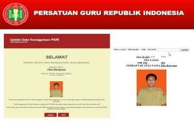 Cara Daftar dan Update Data Keanggotaan PGRI